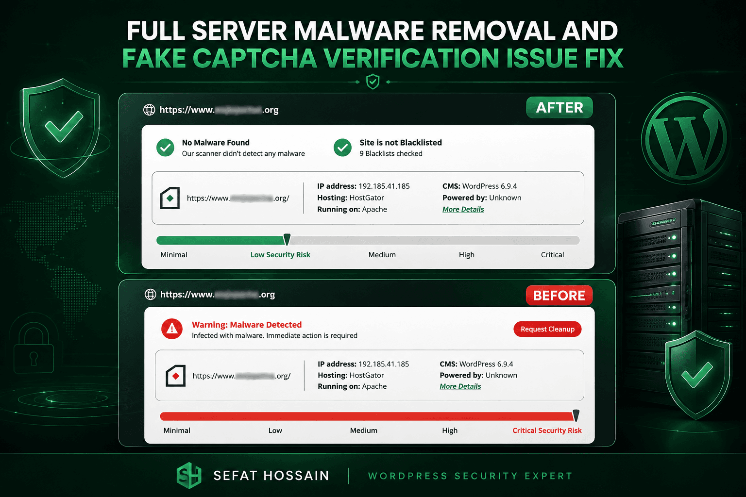 WordPress Malware Removal Case Study