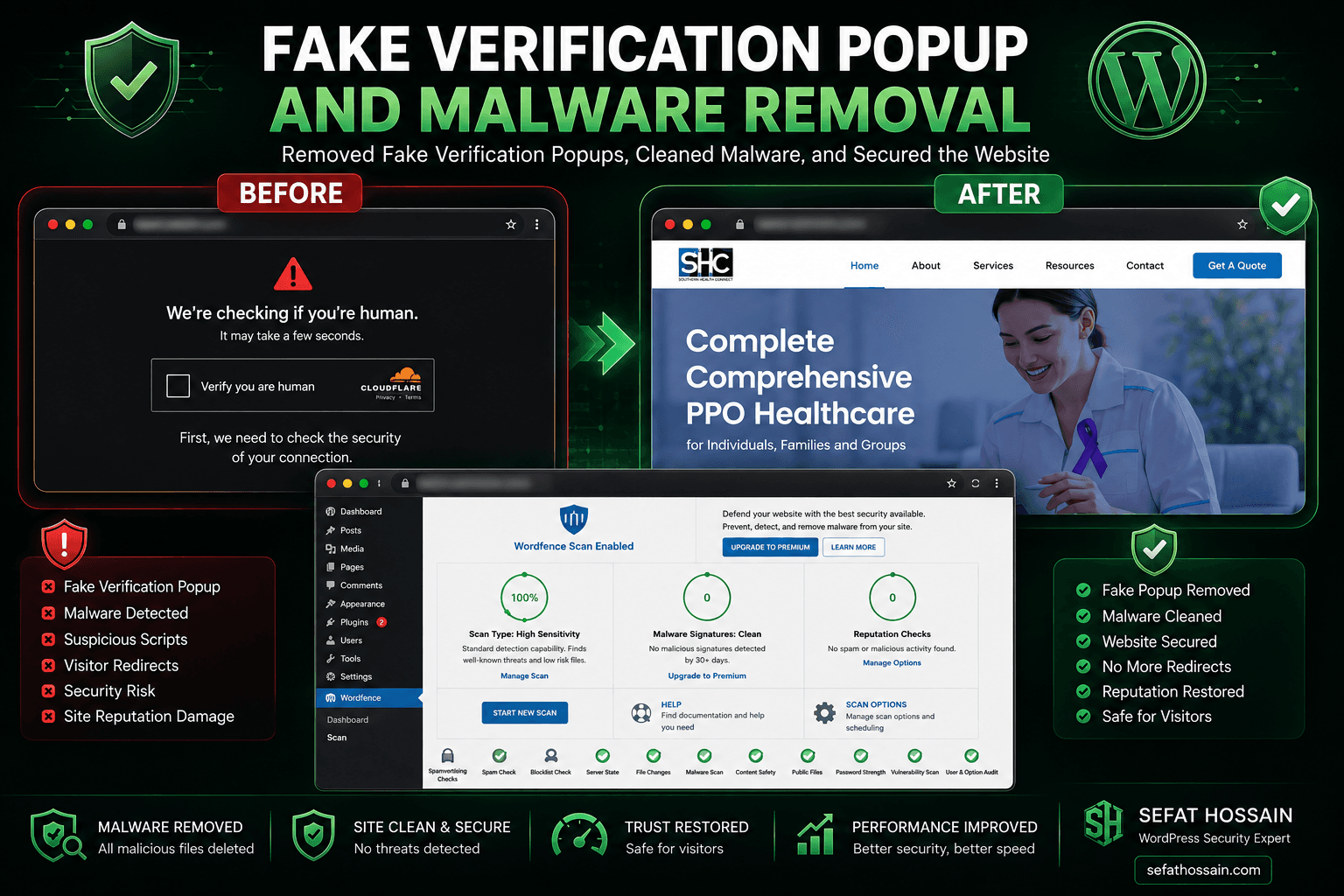 Fake CAPTCHA Cleanup Case Study